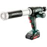 Kpa 18 ltx 400 Pistola para aplicar silicona de batería/18V 1x Ion de litio Cargador sc 30 Cartón - Metabo