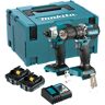 Makita DLX2414AJ kit herramientas DHP487 + DTD157