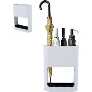 JUSCH Paragüero Con Bandeja De Goteo Extraíble, Diseño De Paragüero (blanco) JUSCH Paragüero Con Bandeja De Goteo Extraíble, Diseño De Paragüero (blanco)