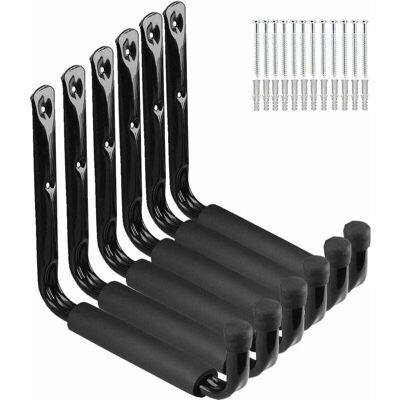 OEM Ganchos Para Escalera De Garaje, Soporte Multiusos De Brazo Jumbo Resistente De 24 Cm Para Herramientas De Jardín, Tablas De Surf Y Sillas Plegables. OEM Ganchos Para Escalera De Garaje, Soporte Multiusos De Brazo Jumbo Resistente De 24 Cm Para Herramientas De Jardín, Tablas De Surf Y Sillas Plegables.