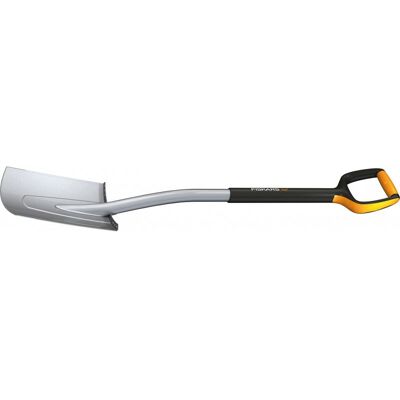 Fiskars - Pala De Jardín, Borde Redondo Para Suelos Blandos, Longitud: 108 Cm, Negro/naranja, 1003682 Fiskars - Pala De Jardín, Borde Redondo Para Suelos Blandos, Longitud: 108 Cm, Negro/naranja, 1003682