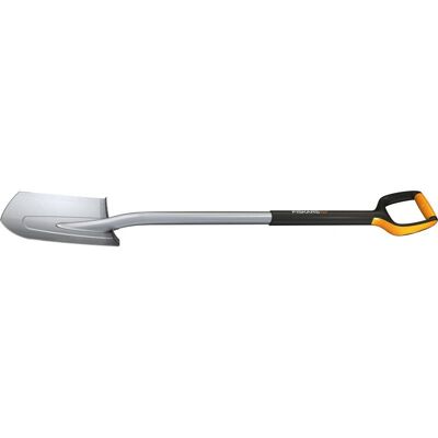 Fiskars - Pala De Jardín, Borde Puntiagudo Para Suelos Duros, Longitud: 120 Cm, Negro/naranja, 1003683 Fiskars - Pala De Jardín, Borde Puntiagudo Para Suelos Duros, Longitud: 120 Cm, Negro/naranja, 1003683