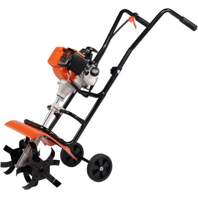 Cultivador A Gasolina De 38 Cc, 4 Tiempos, Con 4 Púas Delanteras De Acero Ajustables, Para Césped, Jardín Y Cultivo De Suelo - Mophorn Cultivador A Gasolina De 38 Cc, 4 Tiempos, Con 4 Púas Delanteras De Acero Ajustables, Para Césped, Jardín Y Cultivo De Suelo - Mophorn
