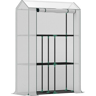 KELLANY Invernadero Con Estantes, Puerta Enrollable, Invernadero De Acero Resistente Al Invierno Con Lámina, Invernadero Para Balcón, Jardín, Casa Para Tomates Con Protección Uv 100x40x150cm, Invernadero Para KELLANY Invernadero Con Estantes, Puerta Enrollable, Invernadero De Acero Resistente Al Invierno Con Lámina, Invernadero Para Balcón, Jardín, Casa Para Tomates Con Protección Uv 100x40x150cm, Invernadero Para