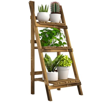 IROVAMI Soporte Plegable De Madera Para Macetas, Jardinera De 3 Niveles, Escalera De Exhibición, Estantes De Almacenamiento Para Jardineros, Soporte Para Hierbas (40 Cm De Largo X 37 Cm De Ancho X 93 Cm De Al IROVAMI Soporte Plegable De Madera Para Macetas, Jardinera De 3 Niveles, Escalera De Exhibición, Estantes De Almacenamiento Para Jardineros, Soporte Para Hierbas (40 Cm De Largo X 37 Cm De Ancho X 93 Cm De Al