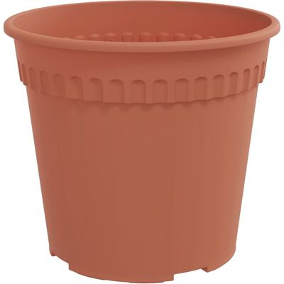 HELLOSHOP26 Lote De 24 Macetas Redondas Para Jardín 17 X 17 X 14 Cm Ligeras Modernas De Plástico Rojo Ladrillo 020059317 HELLOSHOP26 Lote De 24 Macetas Redondas Para Jardín 17 X 17 X 14 Cm Ligeras Modernas De Plástico Rojo Ladrillo 020059317