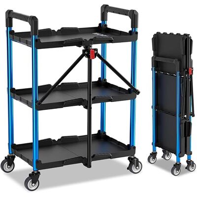 WORKPRO Carro Herramientas Plegable De Tres Niveles, 61 X 44 X 88,5 Cm WORKPRO Carro Herramientas Plegable De Tres Niveles, 61 X 44 X 88,5 Cm