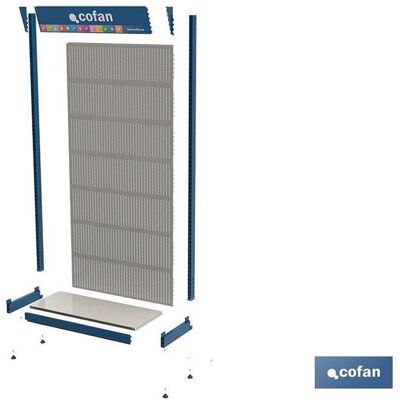 COFAN Bandeja Inferior Expositor Perforado 1000x400mm COFAN Bandeja Inferior Expositor Perforado 1000x400mm