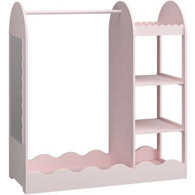 HELLOSHOP26 Perchero Mueble De Entrada Diseño Para Niños 100 X 94 X 38 Cm Rosa 030010384 HELLOSHOP26 Perchero Mueble De Entrada Diseño Para Niños 100 X 94 X 38 Cm Rosa 030010384