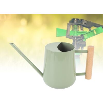 Infinite Regadera De Acero Inoxidable Tipo 2 - 16 Cm Con Mango De Madera Para Plantas Y Suculentas. Infinite Regadera De Acero Inoxidable Tipo 2 - 16 Cm Con Mango De Madera Para Plantas Y Suculentas.