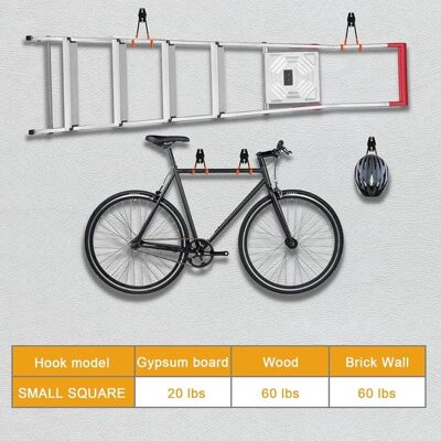 OEM 2 Piezas,ganchos De Pared Resistentes,organizador De Herramientas Para Garaje Con Montaje En Pared,ganchos Universales,adecuado Para Escaleras OEM 2 Piezas,ganchos De Pared Resistentes,organizador De Herramientas Para Garaje Con Montaje En Pared,ganchos Universales,adecuado Para Escaleras