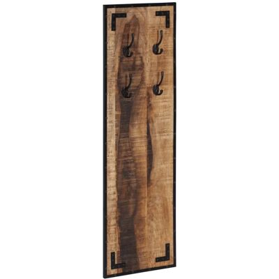 HELLOSHOP26 Perchero De Pared Decorativo De Diseño Escandinavo 35 X 8 X 110 Cm Con 4 Ganchos De Madera De Mango En Bruto 020047360 HELLOSHOP26 Perchero De Pared Decorativo De Diseño Escandinavo 35 X 8 X 110 Cm Con 4 Ganchos De Madera De Mango En Bruto 020047360