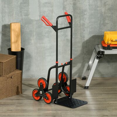 TORMATOR Carretilla Plegable Para Escalera Con Ruedas Carga 120kg Carretilla De Mano Portátil Para Entrega Almacenes Mercado Viajar Mudarse TORMATOR Carretilla Plegable Para Escalera Con Ruedas Carga 120kg Carretilla De Mano Portátil Para Entrega Almacenes Mercado Viajar Mudarse
