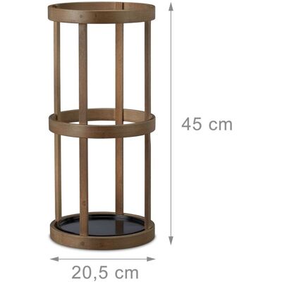 HELLOSHOP26 Paragüero Mueble De Entrada 45 Cm Redondo Bambú 130002220 HELLOSHOP26 Paragüero Mueble De Entrada 45 Cm Redondo Bambú 130002220