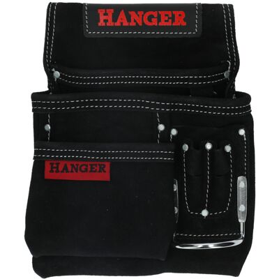 Hanger 510013 Porta-herramientas De Cuero Ante Con Ganchos Y Bolsillos Hanger 510013 Porta-herramientas De Cuero Ante Con Ganchos Y Bolsillos