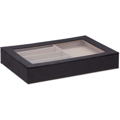 HELLOSHOP26 Joyero Moderno Almacenamiento Estructurado 5 X 30 X 21 Cm De Poliéster Crema 130012240 HELLOSHOP26 Joyero Moderno Almacenamiento Estructurado 5 X 30 X 21 Cm De Poliéster Crema 130012240