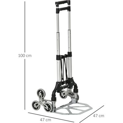 PZCC Durhand Carretilla De Mano Portátil Para Escalera Con Ruedas Carga 70kg Carretilla Plegable Para Entrega Almacenes Mercado Viajar Mudarse PZCC Durhand Carretilla De Mano Portátil Para Escalera Con Ruedas Carga 70kg Carretilla Plegable Para Entrega Almacenes Mercado Viajar Mudarse