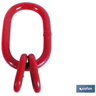 Cofan - Anilla Triple Para Cadena 3y4 Ramales 10-8mm. Cofan - Anilla Triple Para Cadena 3y4 Ramales 10-8mm.