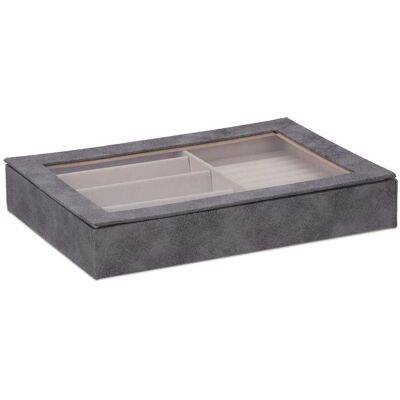 HELLOSHOP26 Joyero Moderno Almacenamiento Estructurado 5 X 30 X 21 Cm De Poliéster Crema 130012242 HELLOSHOP26 Joyero Moderno Almacenamiento Estructurado 5 X 30 X 21 Cm De Poliéster Crema 130012242