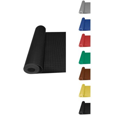 Jardin202 - Piso de círculos de caucho - Rollo negro 1x10m Jardin202 - Piso de círculos de caucho - Rollo negro 1x10m