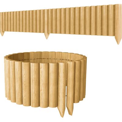 TREETALK Panel Decorativo De Valla De Madera Para Jardín, Duradero Y Fácil De Instalar Para Patio, Césped, Entrada De Vehículos, 176 X 38 Cm, Natural. TREETALK Panel Decorativo De Valla De Madera Para Jardín, Duradero Y Fácil De Instalar Para Patio, Césped, Entrada De Vehículos, 176 X 38 Cm, Natural.