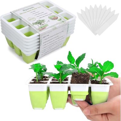OEM Kit Reutilizable Para El Cultivo De Semillas, Bandeja De Silicona Cultivo Plántulas, Rejilla Desplegable Flexible, Amarillo, 17,5 X 13,5 X 5,5 Cm OEM Kit Reutilizable Para El Cultivo De Semillas, Bandeja De Silicona Cultivo Plántulas, Rejilla Desplegable Flexible, Amarillo, 17,5 X 13,5 X 5,5 Cm