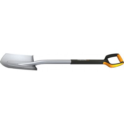 Fiskars - Pala De Jardín, Borde Puntiagudo Para Suelos Duros, Longitud: 108 Cm, Negro/naranja, 1003684 Fiskars - Pala De Jardín, Borde Puntiagudo Para Suelos Duros, Longitud: 108 Cm, Negro/naranja, 1003684