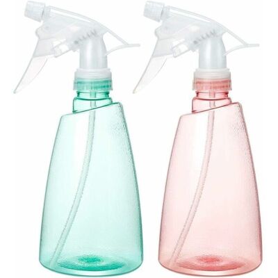 DPZO Pulverizador, 2 Unidades, 500 Ml, Botella De Plástico Vacía Y Reutilizable Con Atomizador Recargable Y Cabezal Pulverizador Ajustable Para Plantar Flores, Limpiar, Jardinería, Viajar, Etc. DPZO Pulverizador, 2 Unidades, 500 Ml, Botella De Plástico Vacía Y Reutilizable Con Atomizador Recargable Y Cabezal Pulverizador Ajustable Para Plantar Flores, Limpiar, Jardinería, Viajar, Etc.