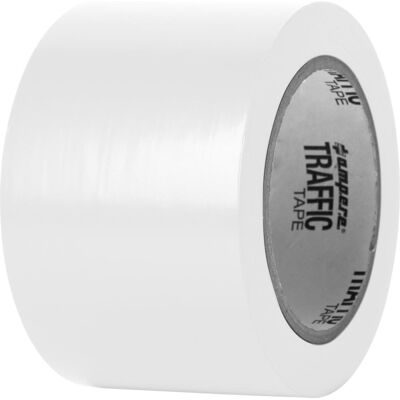 AMPERE Cinta Para Marcar Suelos Anchura 75 Mm Blanco AMPERE Cinta Para Marcar Suelos Anchura 75 Mm Blanco