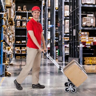 TORMATOR Carretilla De Mano Portátil Para Escalera Con Ruedas Carga 70kg Carretilla Plegable Para Entrega Almacenes Mercado Viajar Mudarse TORMATOR Carretilla De Mano Portátil Para Escalera Con Ruedas Carga 70kg Carretilla Plegable Para Entrega Almacenes Mercado Viajar Mudarse