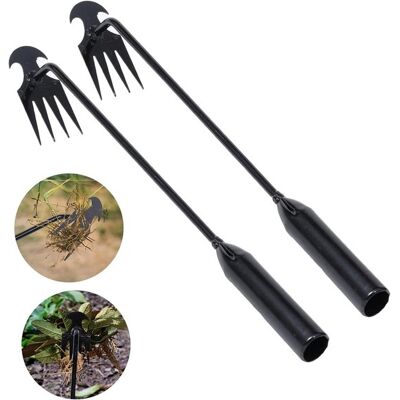 OEM Desmalezador: Herramienta De Jardinería Portátil Para Arrancar Malas Hierbas Del Suelo, Desmalezador Manual Forjado Con 4 Púas De Acero Manganeso OEM Desmalezador: Herramienta De Jardinería Portátil Para Arrancar Malas Hierbas Del Suelo, Desmalezador Manual Forjado Con 4 Púas De Acero Manganeso