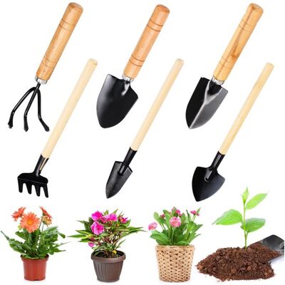 OEM Dailygoods - Juego De 6 Herramientas De Jardinería - Pala De Jardín Pequeña - Mini OEM Dailygoods - Juego De 6 Herramientas De Jardinería - Pala De Jardín Pequeña - Mini