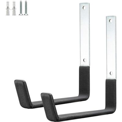 DPZO Ganchos Multiusos Para Pared De Garaje, Ganchos De Almacenamiento Resistentes Para Herramientas De Jardín, Ganchos Para Escaleras, Ganchos De Almacenamiento De Acero Para Montaje En Pared (grande 19 X DPZO Ganchos Multiusos Para Pared De Garaje, Ganchos De Almacenamiento Resistentes Para Herramientas De Jardín, Ganchos Para Escaleras, Ganchos De Almacenamiento De Acero Para Montaje En Pared (grande 19 X