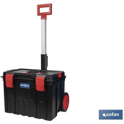 COFAN Caja de Herramientas Heavy Duty con Ruedas y Asa Telescópica COFAN Caja de Herramientas Heavy Duty con Ruedas y Asa Telescópica