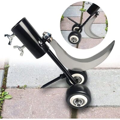 DPZO Herramienta Desmalezadora 2 En 1 Con Ruedas Para Desmalezar, Herramienta De Jardinería Para Desmalezar Sin Necesidad De Arrodillarse, Ideal Para Limpiar Entre Losas, Adoquines, Patios Y Césped. DPZO Herramienta Desmalezadora 2 En 1 Con Ruedas Para Desmalezar, Herramienta De Jardinería Para Desmalezar Sin Necesidad De Arrodillarse, Ideal Para Limpiar Entre Losas, Adoquines, Patios Y Césped.