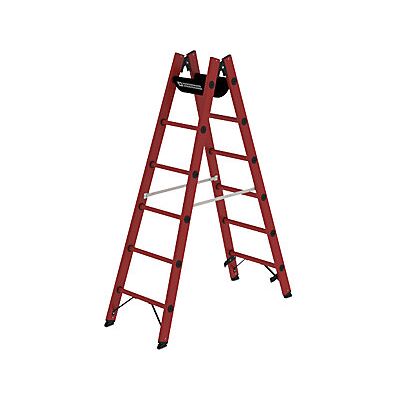 MUNK Günzburger Steigtechnik - Escalera de tijera 2x6 peldaños, GFK - Escalera MUNK Günzburger Steigtechnik - Escalera de tijera 2x6 peldaños, GFK - Escalera