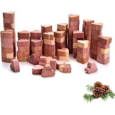 LARGEIGHT Paquete De 100 Bolas Repelentes De Polillas De Madera De Cedro, Bolas Antipolillas De Madera De Cedro Natural, Sin Químicos, Trampa Natural Para Polillas En Armarios Y Cajones. LARGEIGHT Paquete De 100 Bolas Repelentes De Polillas De Madera De Cedro, Bolas Antipolillas De Madera De Cedro Natural, Sin Químicos, Trampa Natural Para Polillas En Armarios Y Cajones.