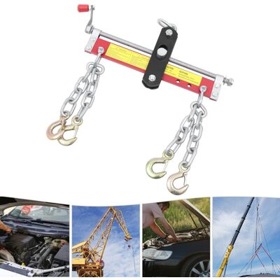 SANBOUSI Puente Para Motor, Soporte Para Motor, Equilibrador Para Grúa De Taller Con Cadenas 1980lbs 900kg SANBOUSI Puente Para Motor, Soporte Para Motor, Equilibrador Para Grúa De Taller Con Cadenas 1980lbs 900kg