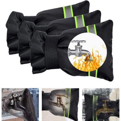 XISRENS Juego De 3 Tapas Protectoras Para Grifos Exteriores, Tapas Anticongelantes Para Grifos De Invierno De 21x17 Cm, Protección Anticongelante Para Grifos Exteriores De Invierno. XISRENS Juego De 3 Tapas Protectoras Para Grifos Exteriores, Tapas Anticongelantes Para Grifos De Invierno De 21x17 Cm, Protección Anticongelante Para Grifos Exteriores De Invierno.
