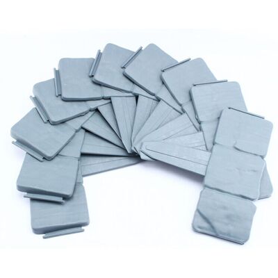 SIOKS Juego De 10 Bordes De Jardín Plegables, Efecto Piedra Patchwork Naranja. SIOKS Juego De 10 Bordes De Jardín Plegables, Efecto Piedra Patchwork Naranja.