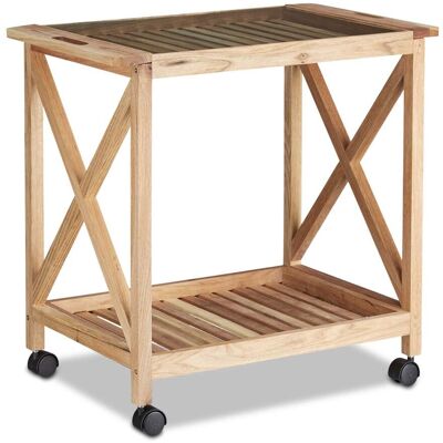 HELLOSHOP26 Carro De Cocina Móvil Con Ruedas 64,5 X 36 Cm Almacenamiento Práctico Estilo Moderno En Madera De Nogal 130003572 HELLOSHOP26 Carro De Cocina Móvil Con Ruedas 64,5 X 36 Cm Almacenamiento Práctico Estilo Moderno En Madera De Nogal 130003572