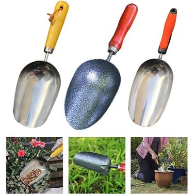 OEM Paleta De Jardinería Resistente A La Corrosión: Cuenco De Acero Inoxidable De Primera Calidad + Mango De Madera Maciza De Fresno Para Plantar OEM Paleta De Jardinería Resistente A La Corrosión: Cuenco De Acero Inoxidable De Primera Calidad + Mango De Madera Maciza De Fresno Para Plantar