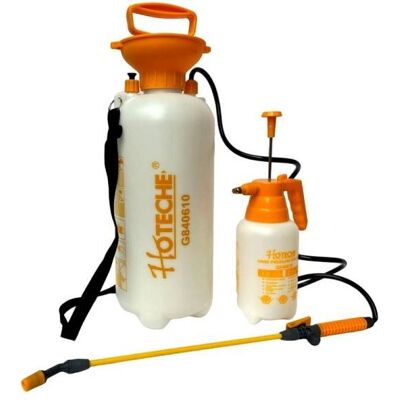 TRADE SHOP TRAESIO Trade Shop - Bomba Pulverizadora A Presión 8 Litros + Pulverizador Manual 1 Litro - TRADE SHOP TRAESIO Trade Shop - Bomba Pulverizadora A Presión 8 Litros + Pulverizador Manual 1 Litro -