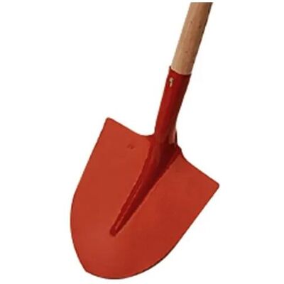 Pala de Jardín Mermier 1889 - Cabeza redonda de acero - 27cm - Mango de madera 90cm Pala de Jardín Mermier 1889 - Cabeza redonda de acero - 27cm - Mango de madera 90cm