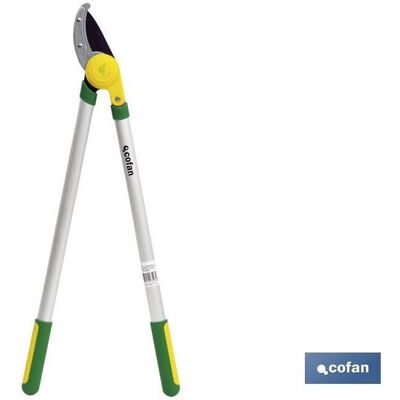 Tijera De Poda C/multiplicador 790mm , Tijera De Poda Tipo Yunque Con Cuchilla De Acero De Carbono Con Recubrimiento Y Mangos De Aluminio. Su Diseño Ligero Y Sólido Permite E - Cofan Tijera De Poda C/multiplicador 790mm , Tijera De Poda Tipo Yunque Con Cuchilla De Acero De Carbono Con Recubrimiento Y Mangos De Aluminio. Su Diseño Ligero Y Sólido Permite E - Cofan
