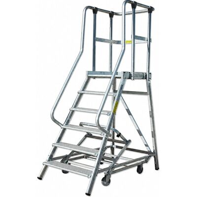 MAESTRO FERRETERO Escalera De Almacén Alx 60-05 Con Plataforma 600x700 Mm MAESTRO FERRETERO Escalera De Almacén Alx 60-05 Con Plataforma 600x700 Mm