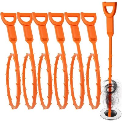 OEM Limpiador De Desagües Con Manguera De 64 Cm (25 Pulgadas) Con Mango Giratorio - Juego De 6 Piezas OEM Limpiador De Desagües Con Manguera De 64 Cm (25 Pulgadas) Con Mango Giratorio - Juego De 6 Piezas