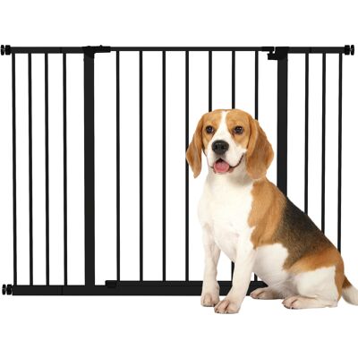 TREETALK Barrera De Seguridad De Longitud Regulable, Dimensiones 76-107 Cm (ancho) X 76 Cm (alto), No Requiere Taladrar, Fabricada En Acero Y Plástico Negro. TREETALK Barrera De Seguridad De Longitud Regulable, Dimensiones 76-107 Cm (ancho) X 76 Cm (alto), No Requiere Taladrar, Fabricada En Acero Y Plástico Negro.