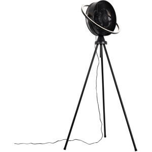 Moderno Ventilador De Pie Trípode Negro Con Led Regulable En 3 Pasos Y Ajustable - Marleen Plástico /acero Alargada Incluye Led Max. 1 X 20 Watt - Qazqa Moderno Ventilador De Pie Trípode Negro Con Led Regulable En 3 Pasos Y Ajustable - Marleen Plástico /acero Alargada Incluye Led Max. 1 X 20 Watt - Qazqa