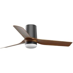 FARO BARCELONA Mini Punt Tub S Ventilador Con Luz Negro/madera Oscura 33835-1tw FARO BARCELONA Mini Punt Tub S Ventilador Con Luz Negro/madera Oscura 33835-1tw
